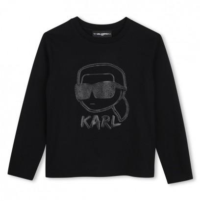 Bluza copii cu aplicatie Karl Lagerfeld pentru baiat